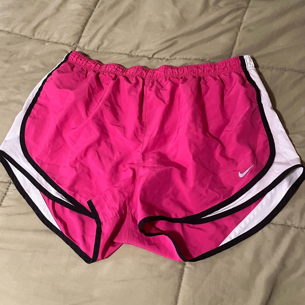 Nike Tempo Running Shorts Pink White